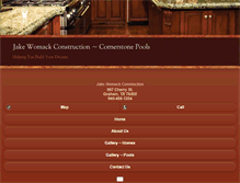 Tablet Screenshot of jakewomackconstruction.com